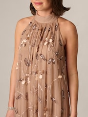 Adrianna Papell Bead Trapeze Maxi Dress - صورة 5 من 6