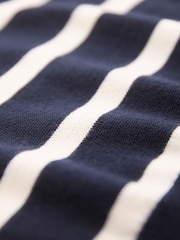 Celtic & Co. Blue Merino Blend Fine Knit Collared Jumper - Image 6 of 7