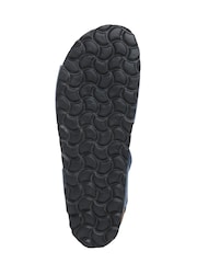 Celtic & Co. Blue Low Wedge Double Buckle Sandals - Image 7 of 7