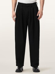 AllSaints Black Becco Trousers - Image 1 of 6