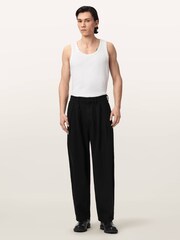 AllSaints Black Becco Trousers - Image 2 of 6