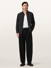 AllSaints Black Becco Trousers - Image 5 of 6