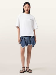 AllSaints White Halis Amelie T-Shirt - Image 2 of 6