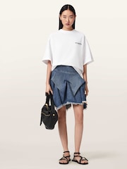 AllSaints White Halis Amelie T-Shirt - Image 5 of 6