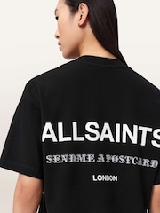 AllSaints Black Dreamer Etta T-Shirt - Image 4 of 7