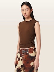 AllSaints Brown West Tank - Image 1 of 6
