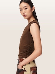 AllSaints Brown West Tank - Image 3 of 6