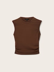 AllSaints Brown West Tank - Image 6 of 6
