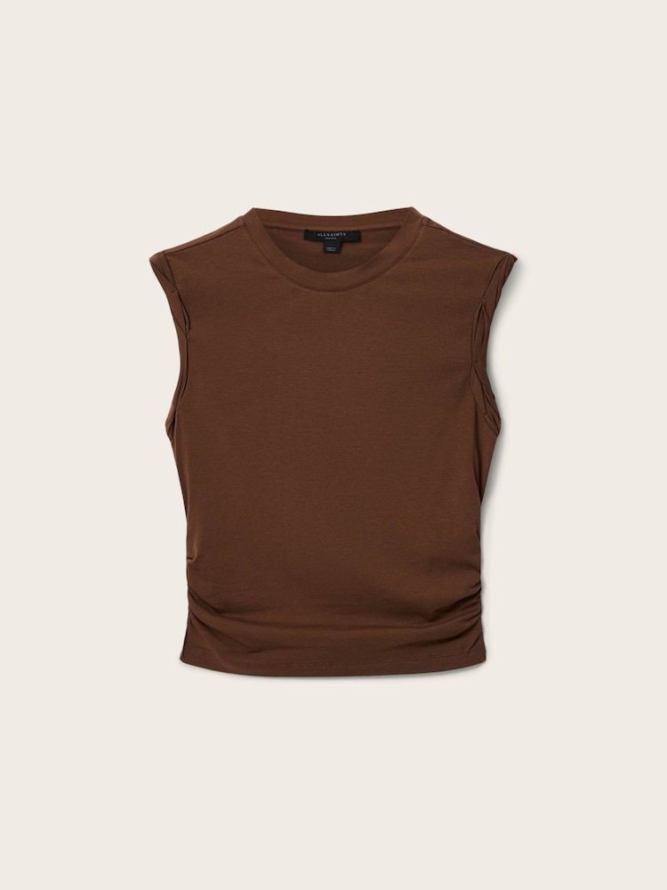 AllSaints Brown West Tank - Image 6 of 6