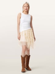 AllSaints Jayde Tulle Skirt - Imaginea 2 din 6