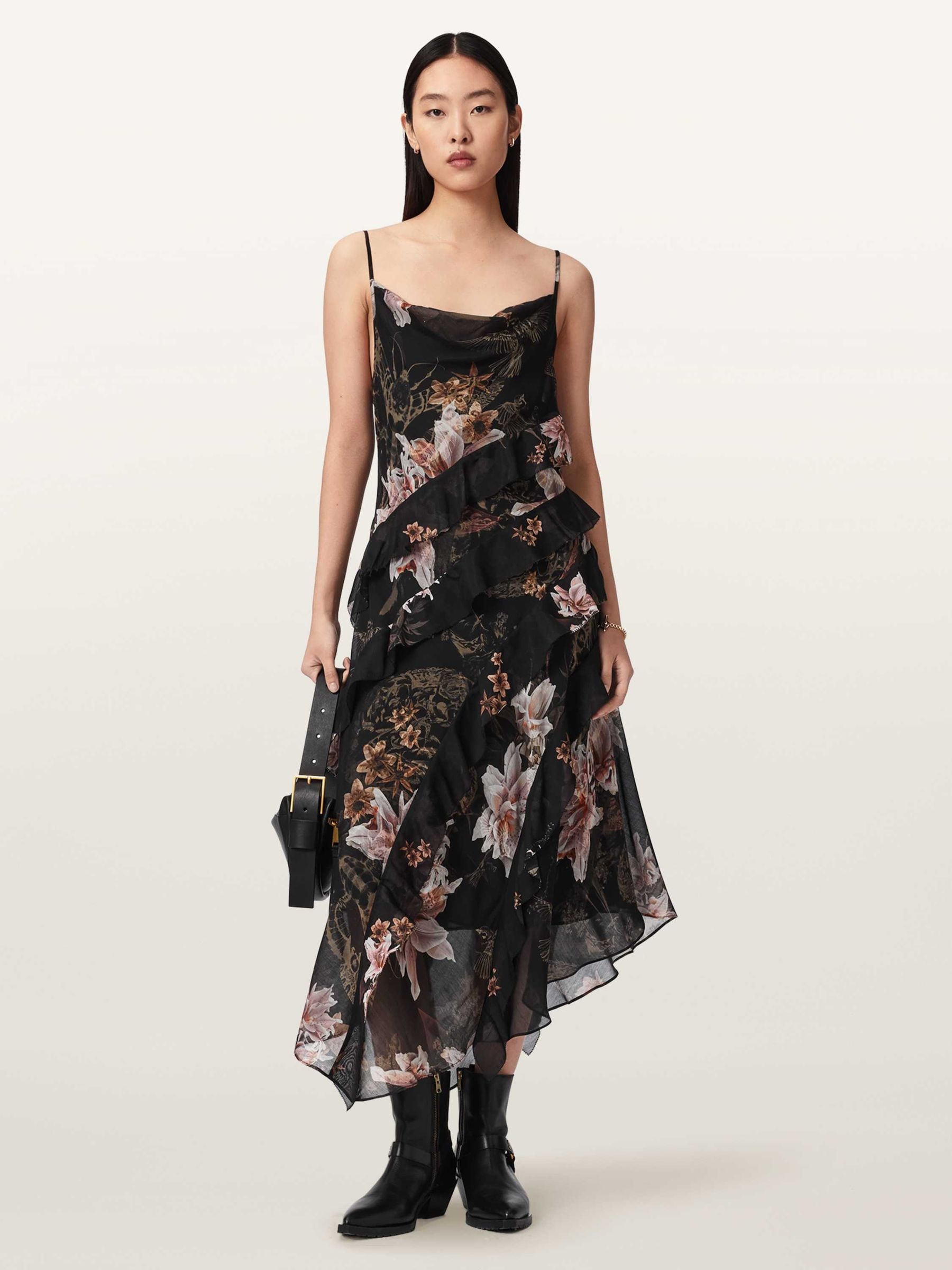 All Saints Women's Black Allsaints Ruth Dress - Image 1
