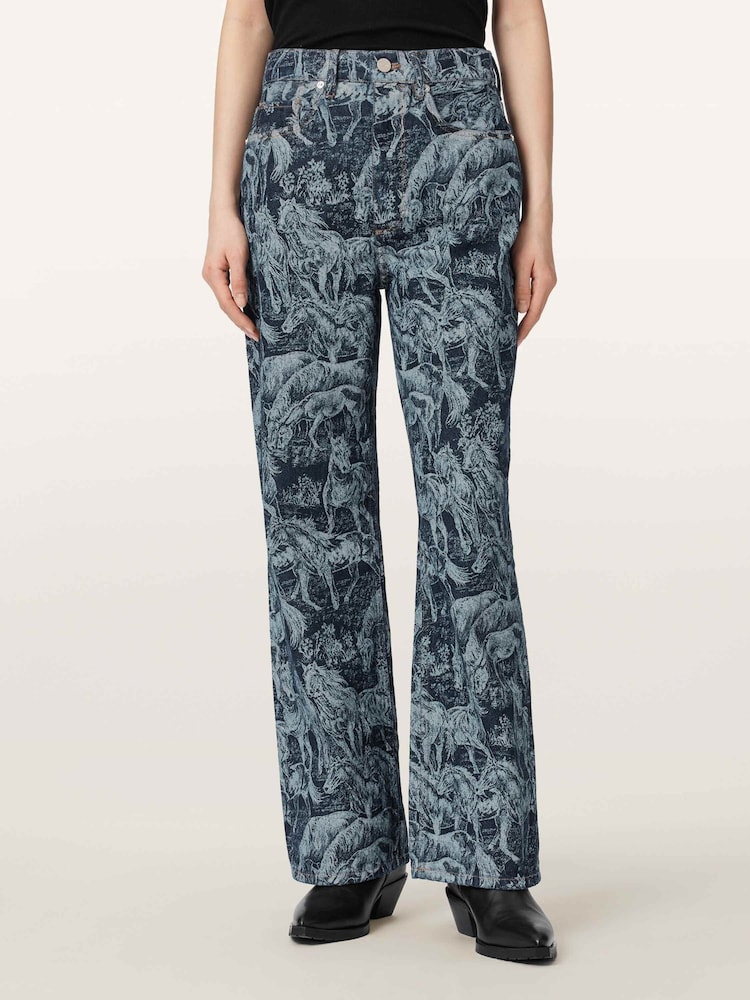 AllSaints Blue Blake Jeans - Image 1 of 7