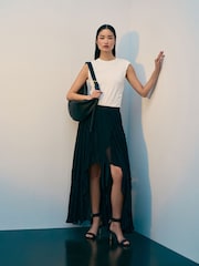 AllSaints Black Dorina Skirt - Image 1 of 8