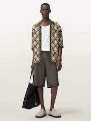 AllSaints Green Morena Short Sleeve Cardigan - Image 5 of 6