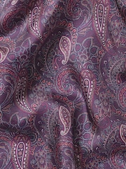 深粉紅色 - Charles Tyrwhitt 絲綢口袋手帕 - 圖片 3/3