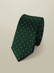 Corbata estrecha de seda resistente a las manchas de Charles Tyrwhitt - Imagen 1 de 2