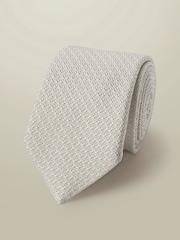 Charles Tyrwhitt Grey Grenadine Italian Luxury Tie - Image 1 of 2