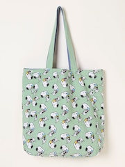 FatFace Blue Summer Snoopy Reversible Tote Bag - Image 2 of 3