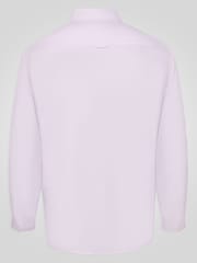 Ροζ - D555 RICHARD Κλασικό πουκάμισο Oxford με Μακρύ μανίκι και κουμπιά και τσέπη στο Στήθος - Εικόνα 7 από 9