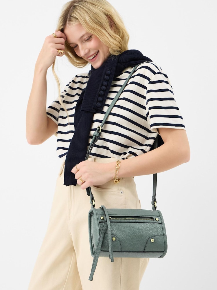 Accessorize Blue Faux Leather Crossbody Bag - Image 3 of 3