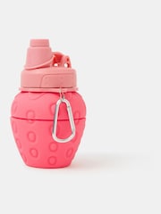 Angels By Accessorize Pink Girls Collapsible Strawberry Water Bottle - Image 1 of 1