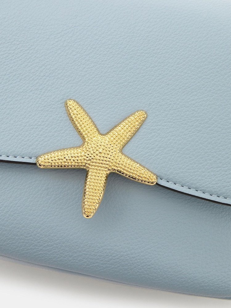 Accessorize Blue Starfish Crossbody Bag - Image 2 of 3