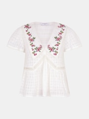 Accessorize Floral Embroidered Collar Blouse - Bild 4 von 4