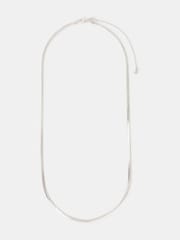 Accessorize Silver Sterling Silver-Plated Omega Chain Necklace - Image 1 of 2