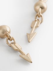 Rockett St George Arrow Charm hoop-øreringe - Billede 4 af 6