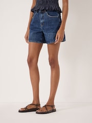 Hush Blue Essential Denim Shorts - Image 2 of 5