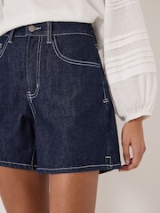 Hush Blue Essential Denim Stretch Shorts - Image 4 of 5
