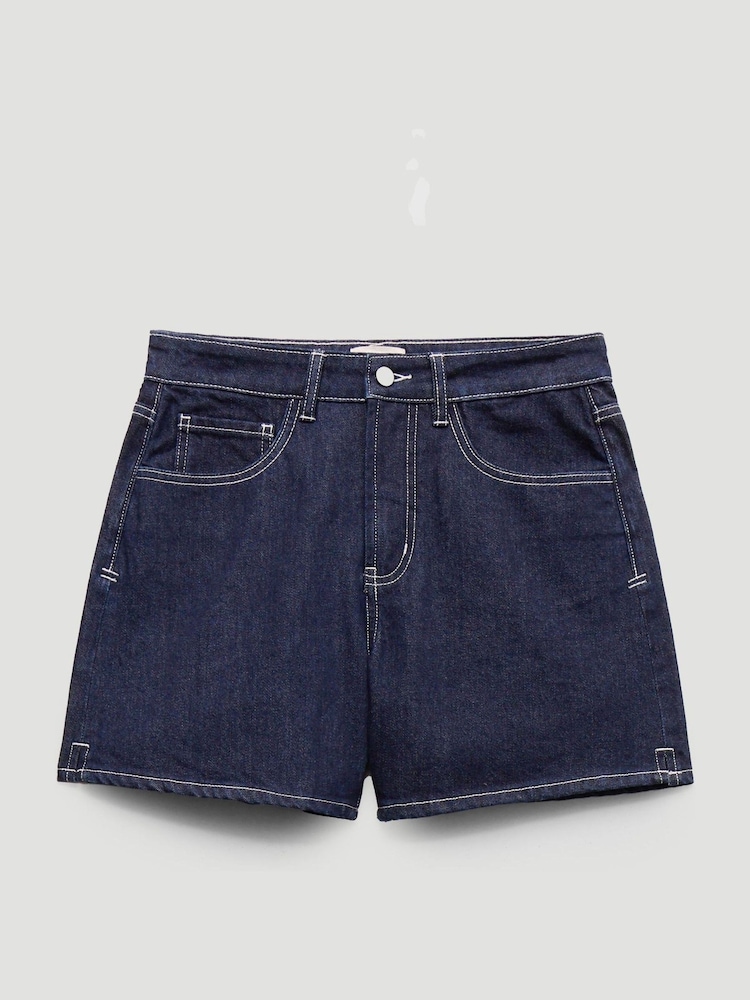 Hush Blue Essential Denim Stretch Shorts - Image 5 of 5
