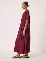 Hush Red Liddie Short Sleeve Barrel Tank Dress - Image 2 of 5