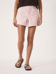 Hush Pink Essential Denim Stretch Shorts - Image 1 of 5