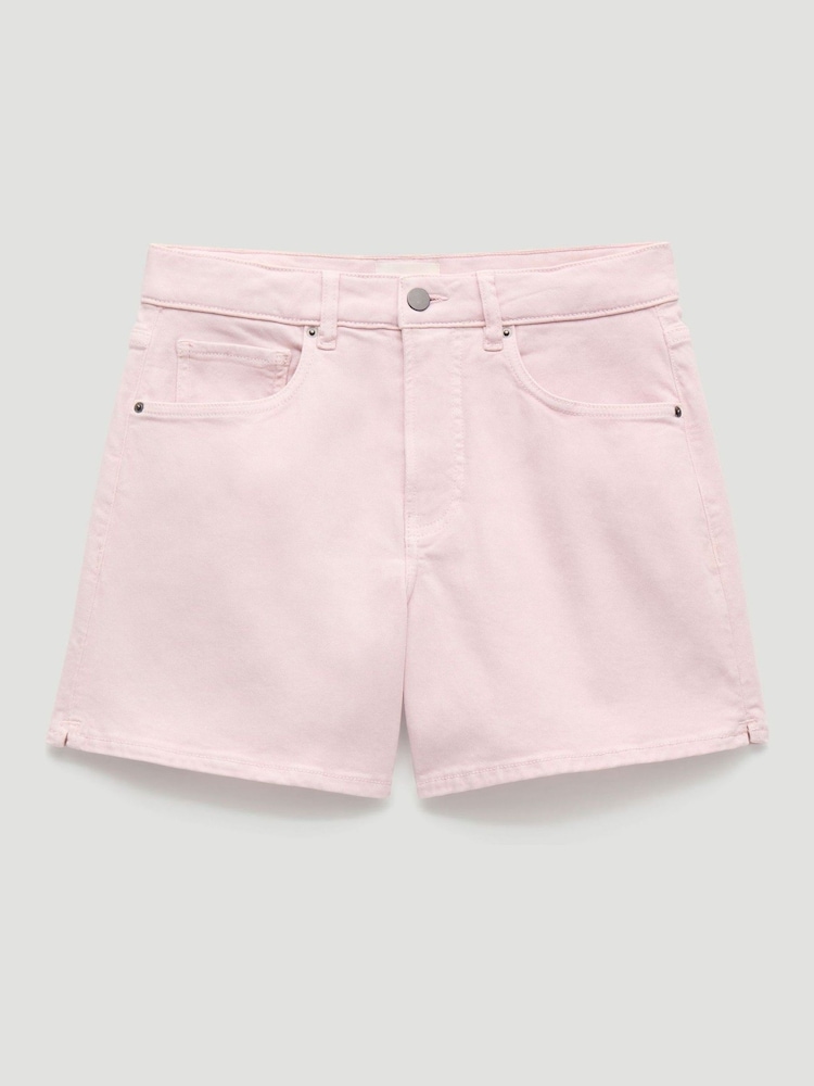 Hush Pink Essential Denim Stretch Shorts - Image 5 of 5