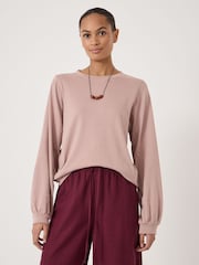 Hush חולצת כותנה עם עיטור נפוח בחפתים, דגם Elodie - תמונה 1 מתוך 5