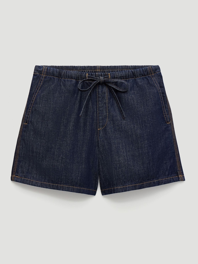 Blau - Hush Betty Denim Pull On Shorts - Bild 5 von 5