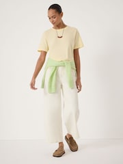 Hush Yellow Rosie Regular Fit Cotton T-Shirt - Image 3 of 5
