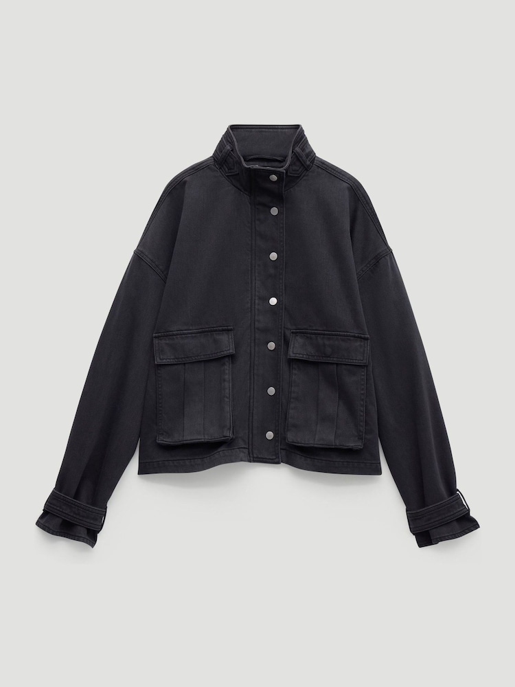 Hush Black Melinda Supersoft Utility Jacket - Image 6 of 6