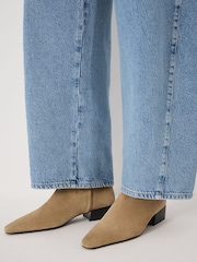 Μπότες Hush Suede με τετράγωνη μύτη - Εικόνα 1 από 7