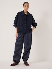 Синий - Hush Melinda Utility Collar Jacket - Изображение 6 7