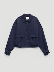 Синий - Hush Melinda Utility Collar Jacket - Изображение 7 7