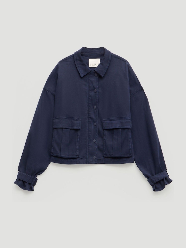 Синий - Hush Melinda Utility Collar Jacket - Изображение 7 7 Синий - Hush Melinda Utility Collar Jacket - Изображение 7 7