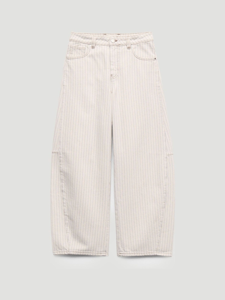 Hush Bree Stripe Horseshoe Barrel Leg Jeans - Bild 5 von 5