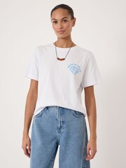 Hush White Catch of the Day Graphic T-Shirt - Image 1 of 5