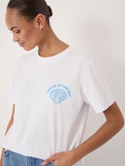 Hush White Catch of the Day Graphic T-Shirt - Image 4 of 5