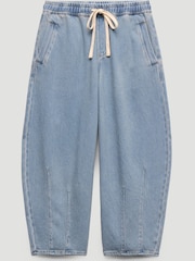 Hush Blue Supersoft Jackson Barrel Leg Jeans - Image 5 of 5