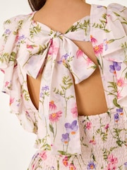 Roman Pink Border Frill Dress - Image 5 of 5