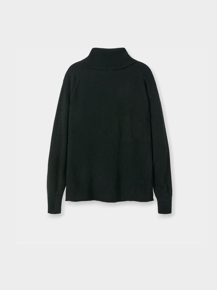 Celtic & Co. Black Supersoft Slouch Roll Neck Jumper - Image 3 of 3