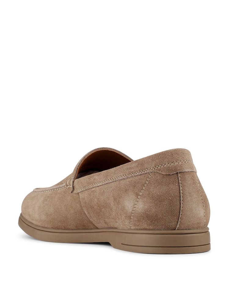 Jones Bootmaker Sand Suede Raiden Suede Loafers - Image 2 of 5